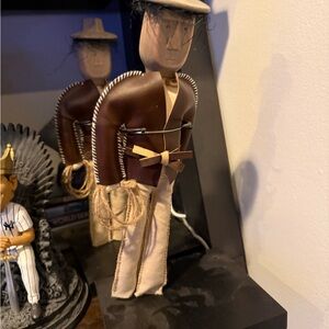 Handcrafted Brown and Tan Figurine
